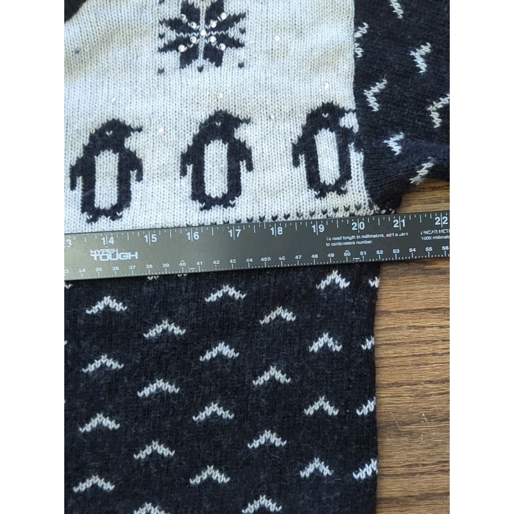 Kate Spade Black and White Penguin Sweater - Picture 7 of 10